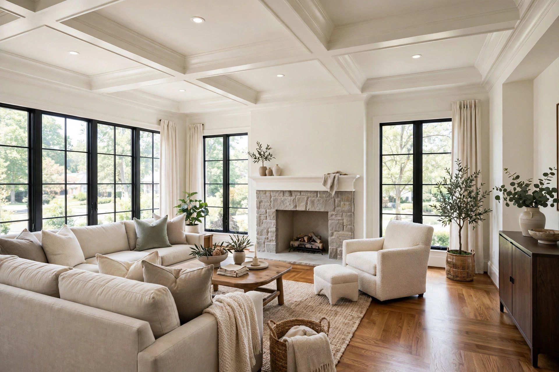 Interior painting and finishing work